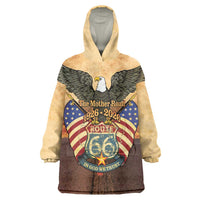 Route 66 Highway United States Wearable Blanket Hoodie Mother Road Happy 100th Anniversary Proud - Wonder Print Shop