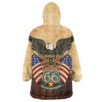 Route 66 Highway United States Wearable Blanket Hoodie Mother Road Happy 100th Anniversary Proud - Wonder Print Shop