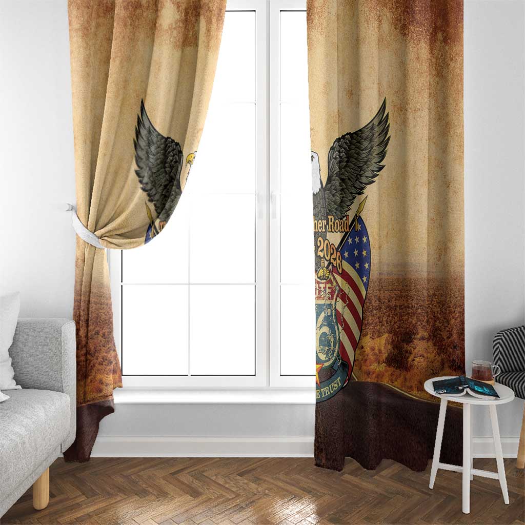 Route 66 Highway United States Window Curtain Mother Road Happy 100th Anniversary Proud - Wonder Print Shop