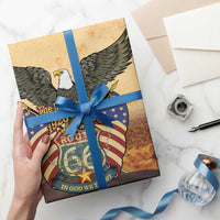 Route 66 Highway United States Wrapping Paper Mother Road Happy 100th Anniversary Proud - Wonder Print Shop