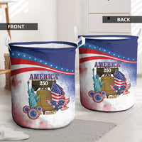 United States 4th Of July Laundry Basket 250th Anniversary Liberty Bell - Wonder Print Shop
