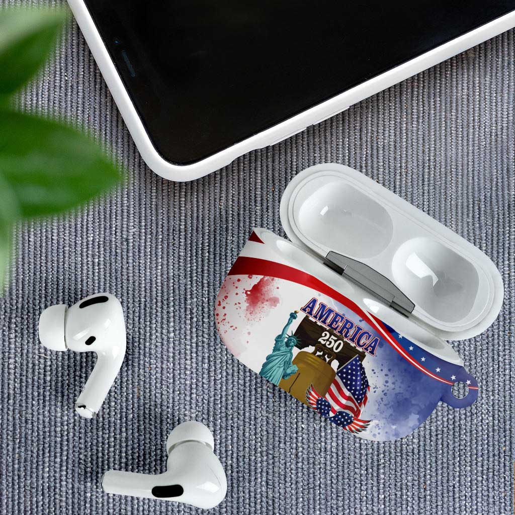 United States 4th Of July AirPods Case 250th Anniversary Liberty Bell - Wonder Print Shop