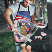 United States 4th Of July Apron 250th Anniversary Liberty Bell - Wonder Print Shop