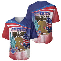 United States 4th Of July Baseball Jersey 250th Anniversary Liberty Bell - Wonder Print Shop