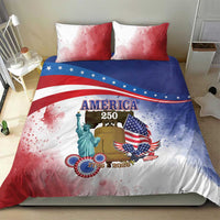 United States 4th Of July Bedding Set 250th Anniversary Liberty Bell - Wonder Print Shop