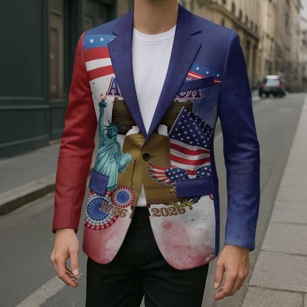 United States 4th Of July Blazer 250th Anniversary Liberty Bell - Wonder Print Shop
