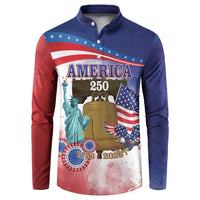 United States 4th Of July Button Sweatshirt 250th Anniversary Liberty Bell - Wonder Print Shop