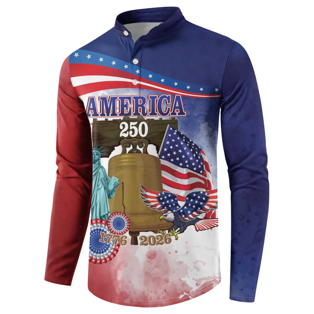 United States 4th Of July Button Sweatshirt 250th Anniversary Liberty Bell - Wonder Print Shop