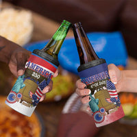 United States 4th Of July 4 in 1 Can Cooler Tumbler 250th Anniversary Liberty Bell - Wonder Print Shop