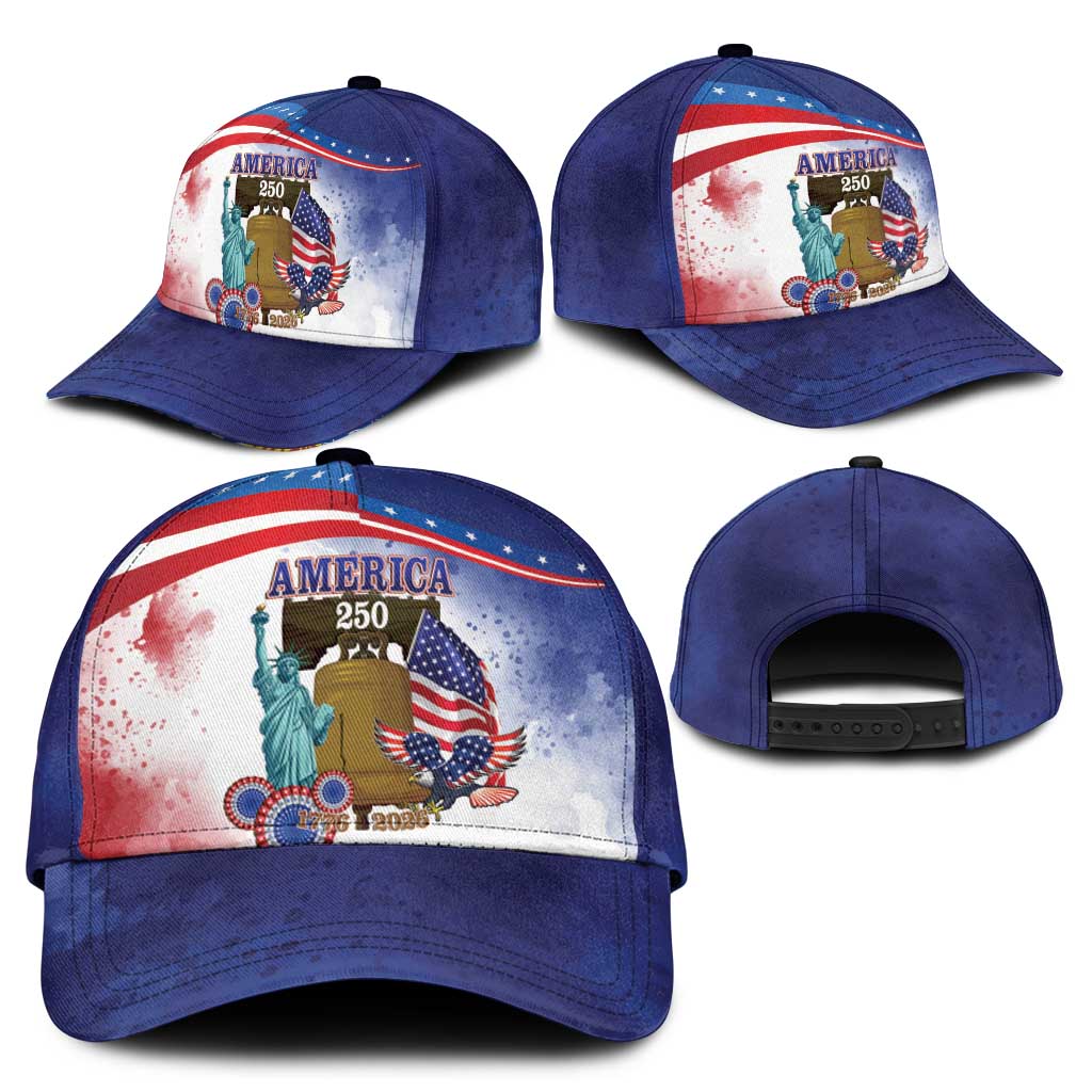 United States 4th Of July Classic Cap 250th Anniversary Liberty Bell - Wonder Print Shop