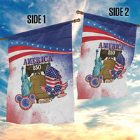 United States 4th Of July Garden Flag 250th Anniversary Liberty Bell - Wonder Print Shop