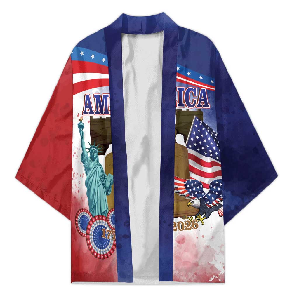 United States 4th Of July Kimono 250th Anniversary Liberty Bell - Wonder Print Shop