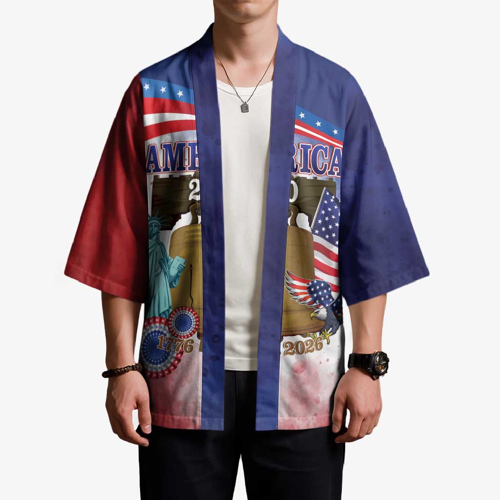 United States 4th Of July Kimono 250th Anniversary Liberty Bell - Wonder Print Shop