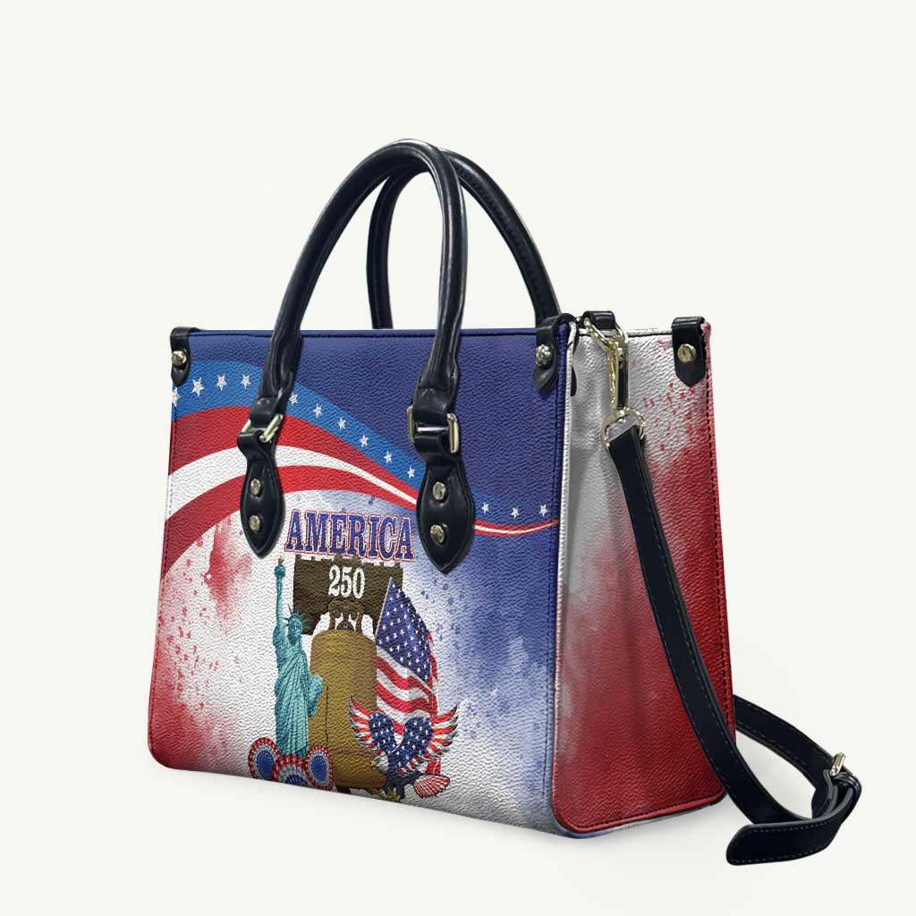 United States 4th Of July Leather Bag 250th Anniversary Liberty Bell - Wonder Print Shop