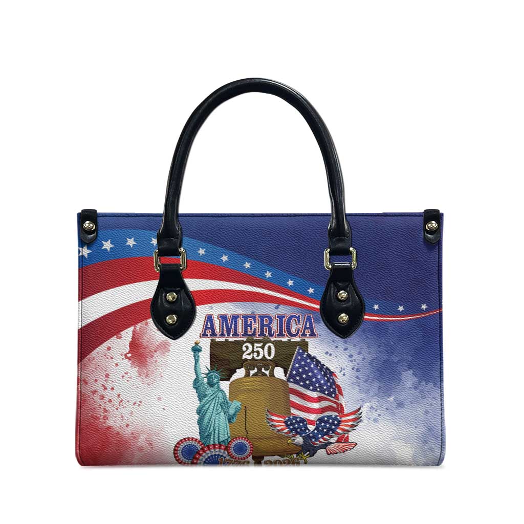 United States 4th Of July Leather Bag 250th Anniversary Liberty Bell - Wonder Print Shop