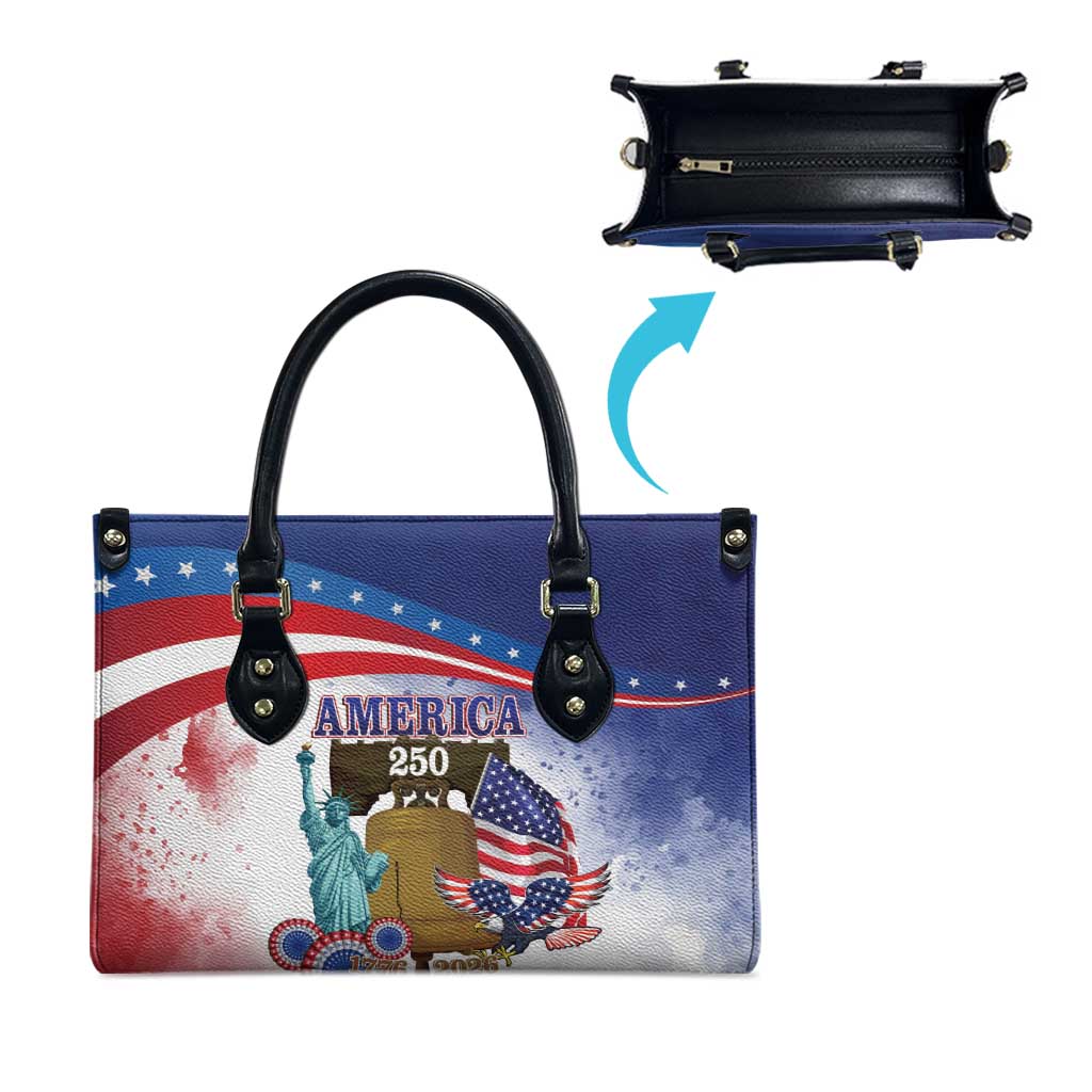 United States 4th Of July Leather Bag 250th Anniversary Liberty Bell - Wonder Print Shop