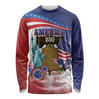 United States 4th Of July Long Sleeve Shirt 250th Anniversary Liberty Bell - Wonder Print Shop