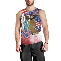 United States 4th Of July Men Tank Top 250th Anniversary Liberty Bell - Wonder Print Shop