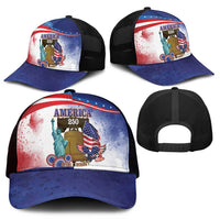 United States 4th Of July Mesh Trucker Cap 250th Anniversary Liberty Bell - Wonder Print Shop