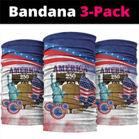 United States 4th Of July Neck Gaiter 250th Anniversary Liberty Bell - Wonder Print Shop