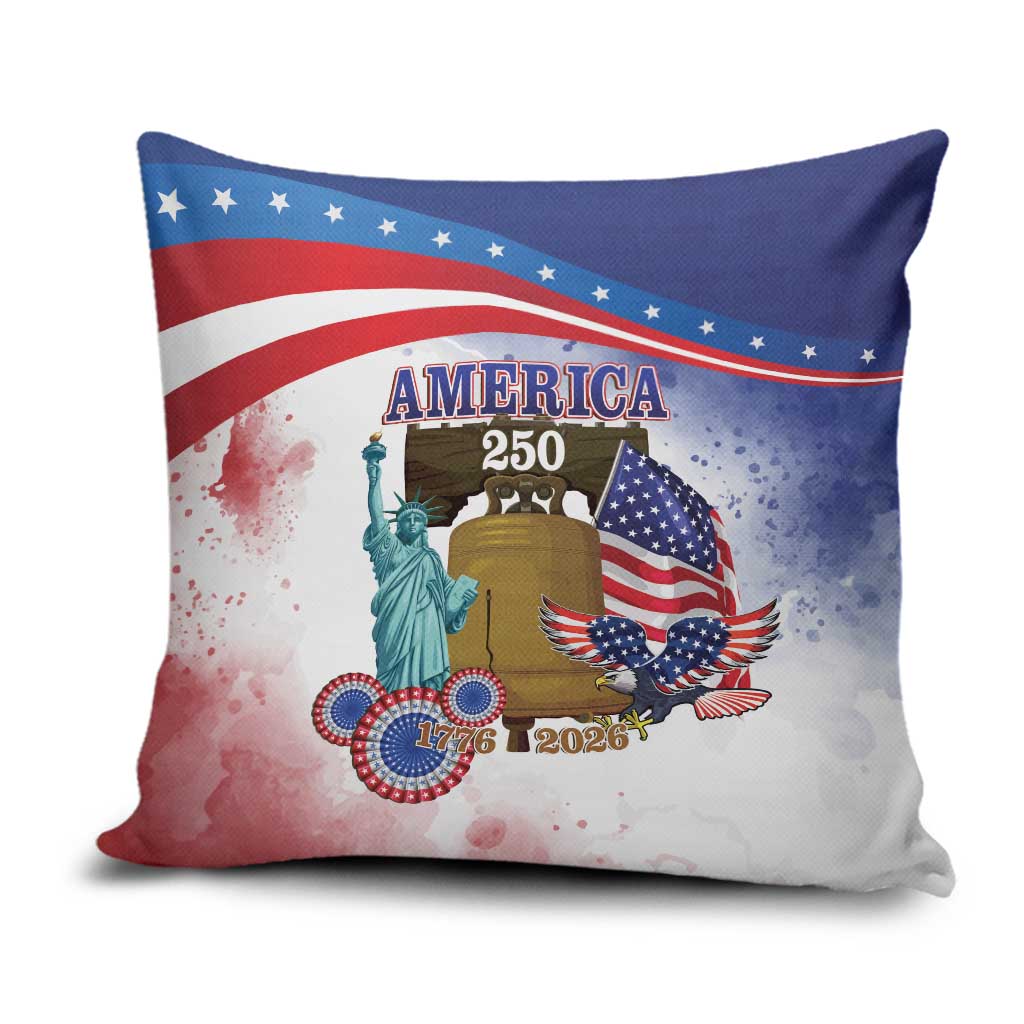 United States 4th Of July Pillow Cover 250th Anniversary Liberty Bell - Wonder Print Shop