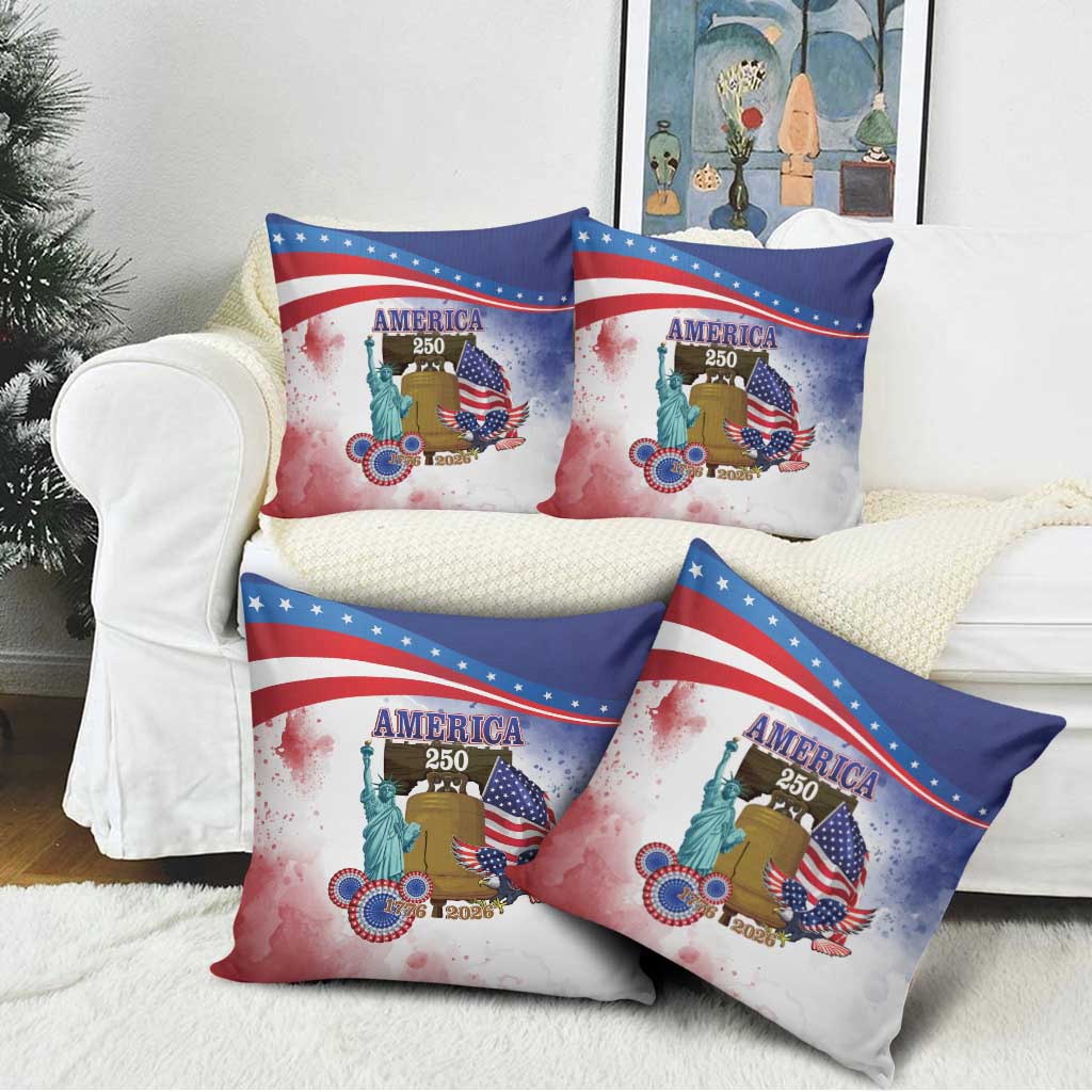 United States 4th Of July Pillow Cover 250th Anniversary Liberty Bell - Wonder Print Shop