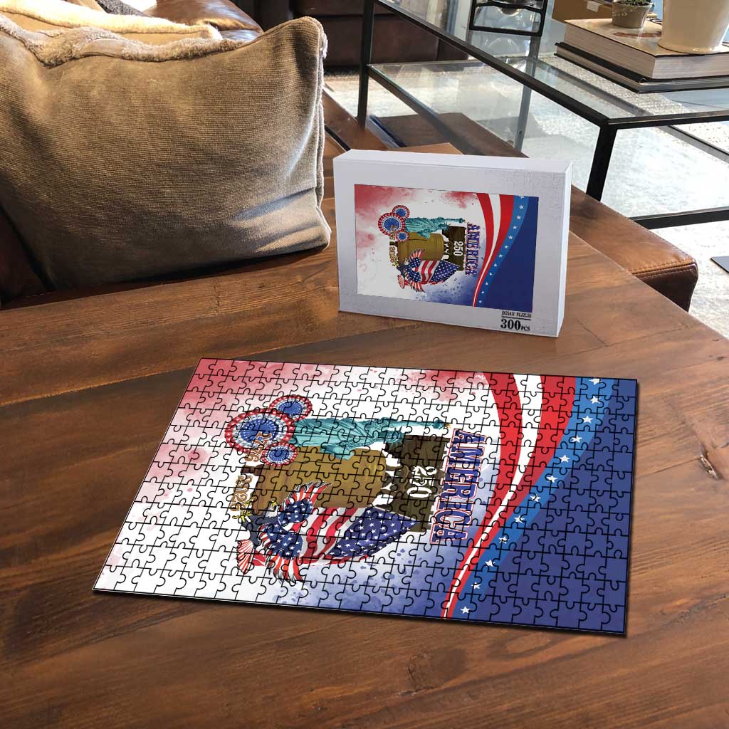 United States 4th Of July Puzzle 250th Anniversary Liberty Bell - Wonder Print Shop