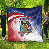 United States 4th Of July Quilt 250th Anniversary Liberty Bell - Wonder Print Shop