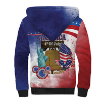 United States 4th Of July Sherpa Hoodie 250th Anniversary Liberty Bell - Wonder Print Shop