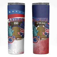 United States 4th Of July Skinny Tumbler 250th Anniversary Liberty Bell - Wonder Print Shop
