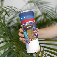 United States 4th Of July Skinny Tumbler 250th Anniversary Liberty Bell - Wonder Print Shop