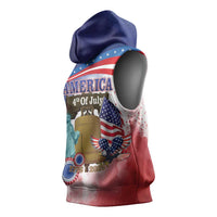 United States 4th Of July Sleeveless Hoodie 250th Anniversary Liberty Bell - Wonder Print Shop
