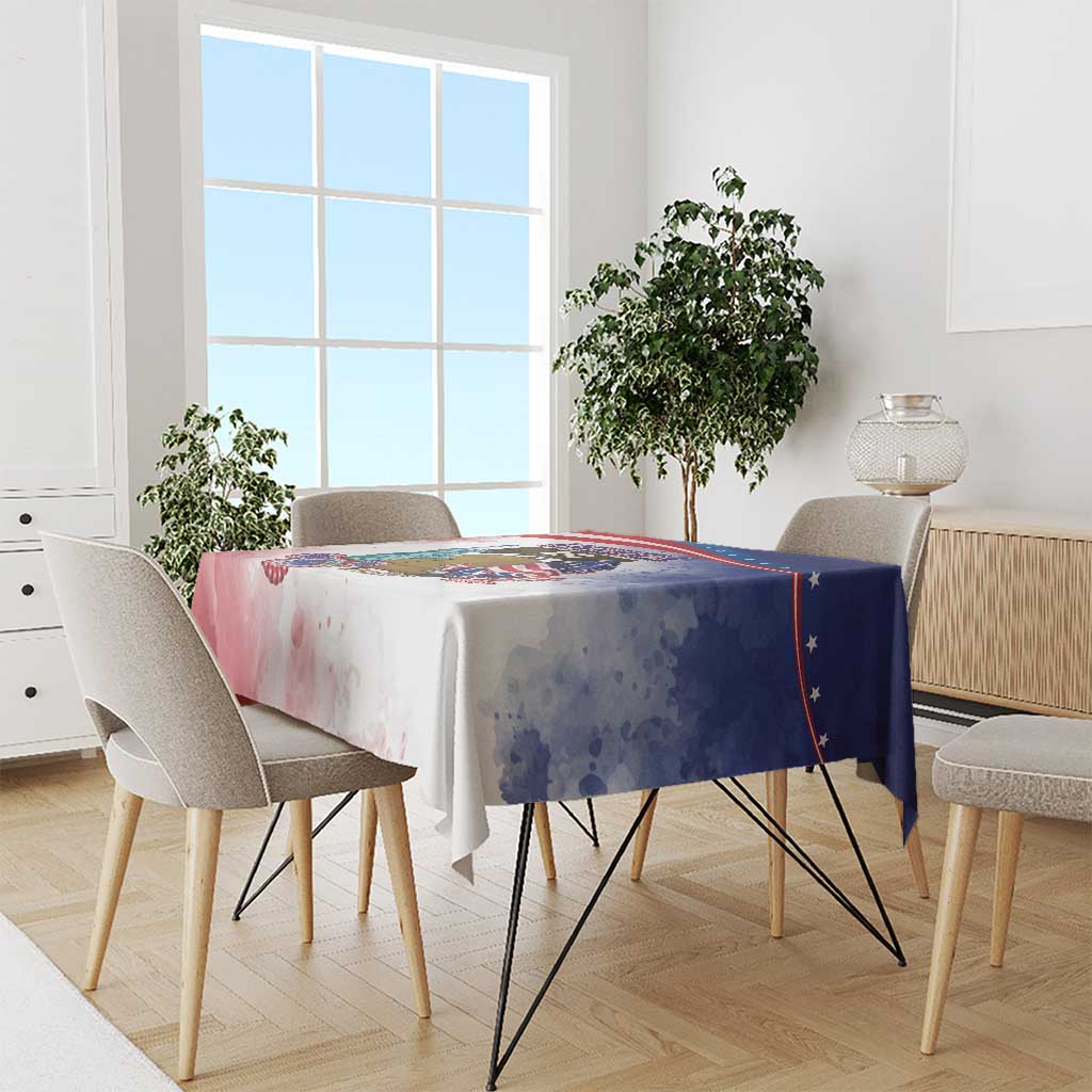 United States 4th Of July Tablecloth 250th Anniversary Liberty Bell - Wonder Print Shop