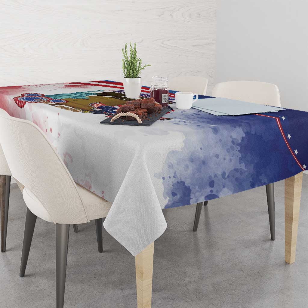 United States 4th Of July Tablecloth 250th Anniversary Liberty Bell - Wonder Print Shop