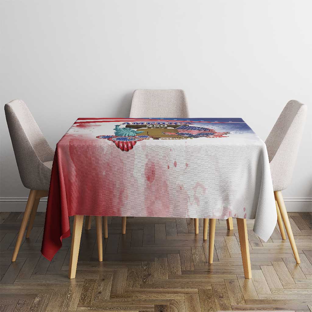 United States 4th Of July Tablecloth 250th Anniversary Liberty Bell - Wonder Print Shop