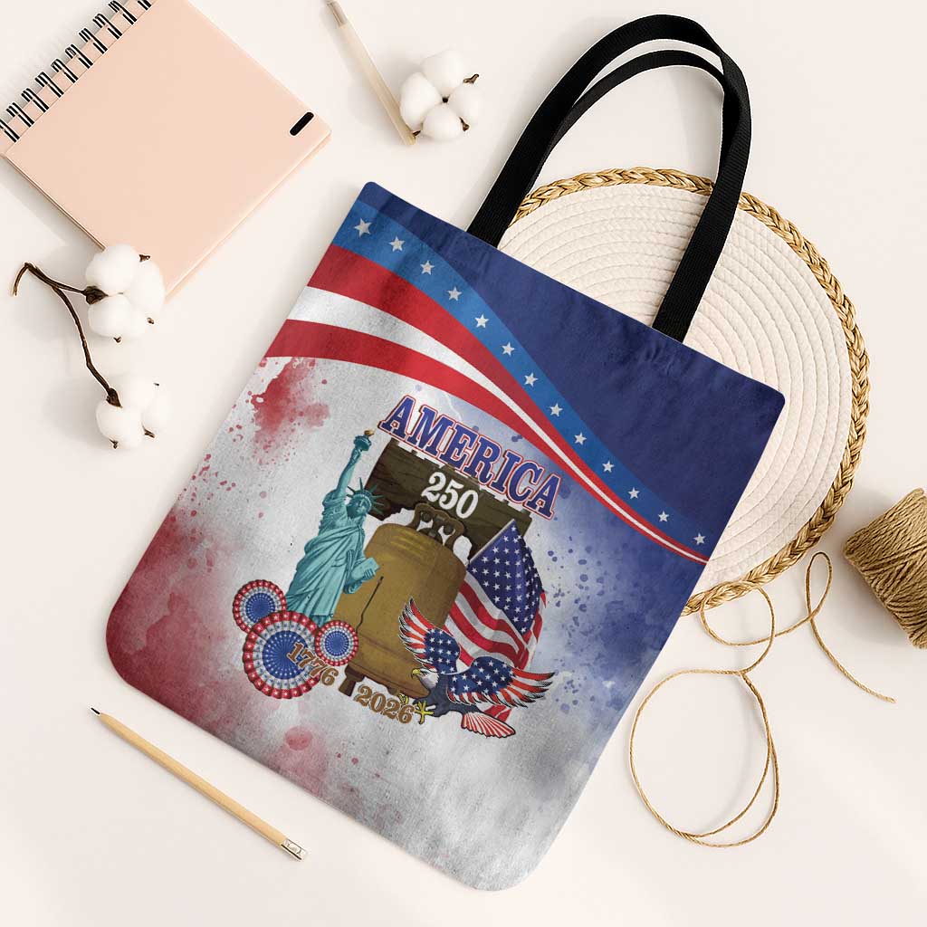 United States 4th Of July Tote Bag 250th Anniversary Liberty Bell - Wonder Print Shop