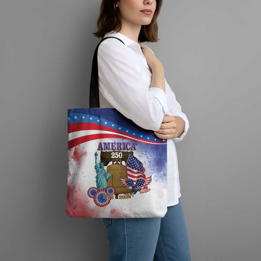 United States 4th Of July Tote Bag 250th Anniversary Liberty Bell - Wonder Print Shop