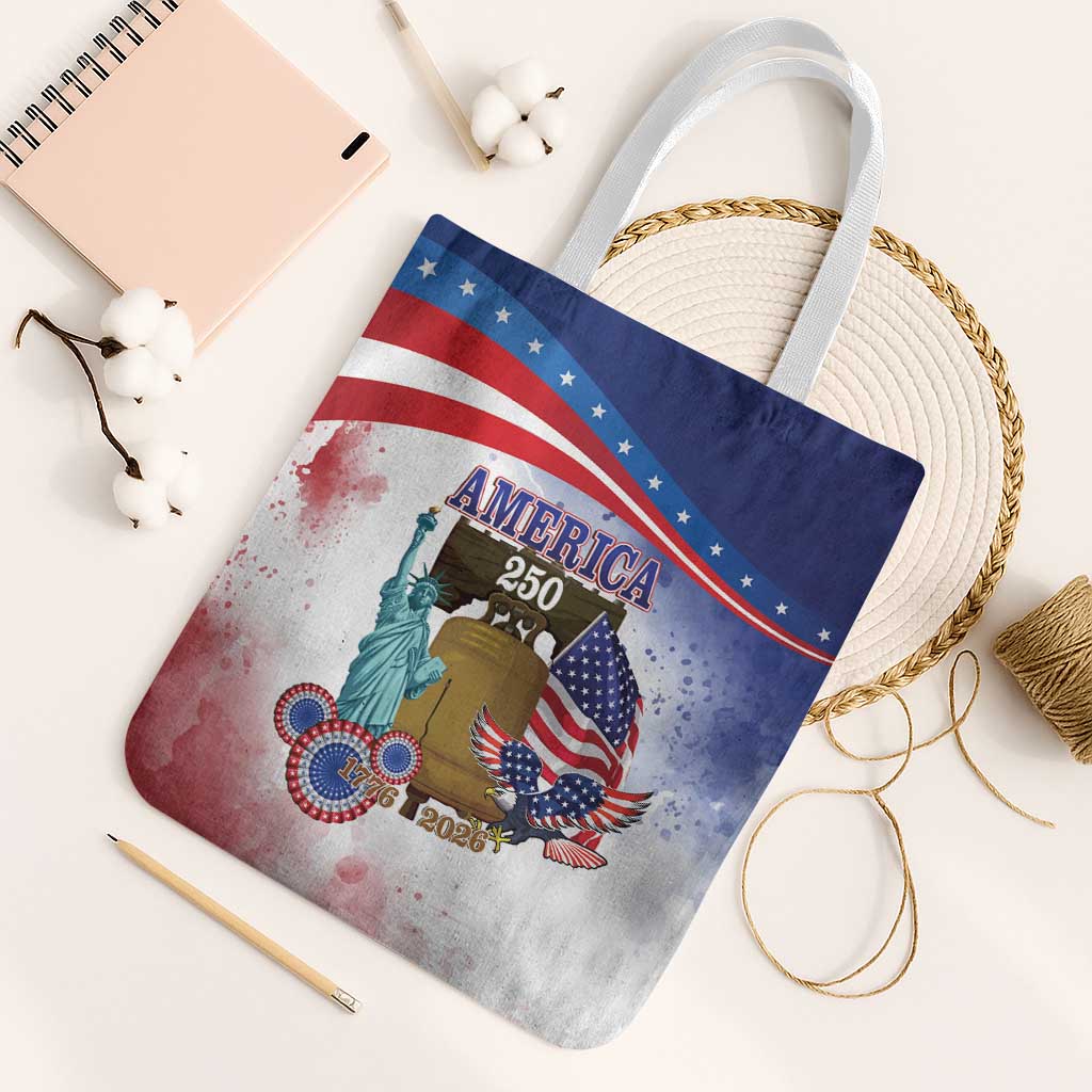 United States 4th Of July Tote Bag 250th Anniversary Liberty Bell - Wonder Print Shop