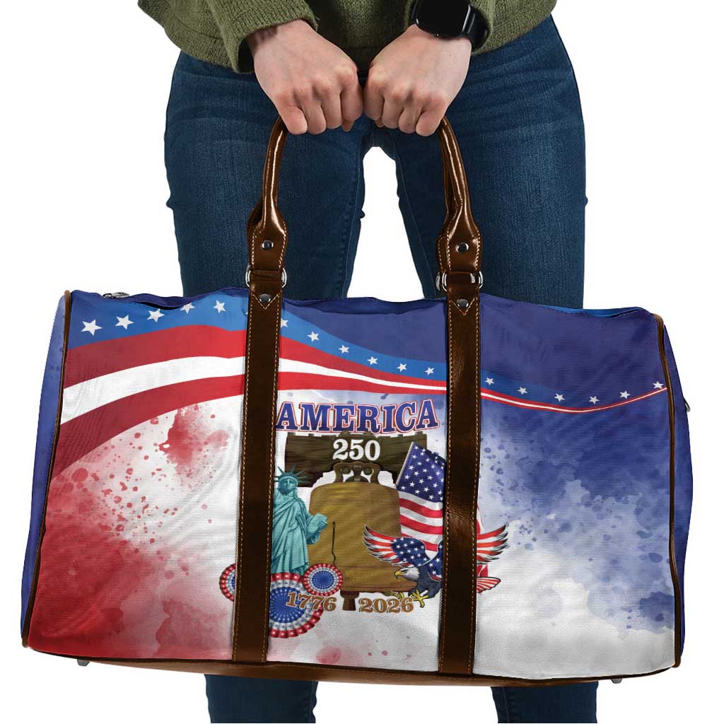 United States 4th Of July Travel Bag 250th Anniversary Liberty Bell - Wonder Print Shop