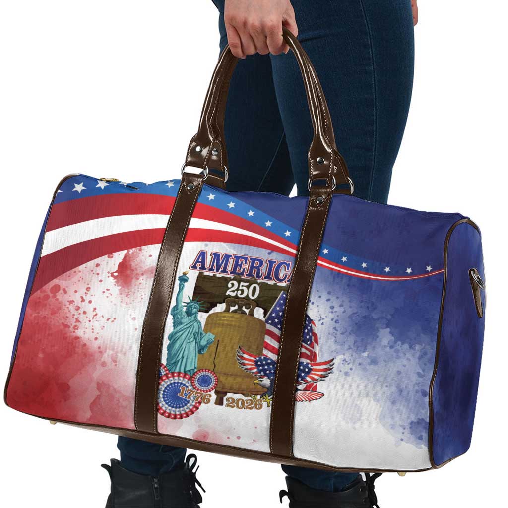 United States 4th Of July Travel Bag 250th Anniversary Liberty Bell - Wonder Print Shop