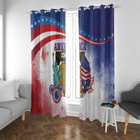 United States 4th Of July Window Curtain 250th Anniversary Liberty Bell - Wonder Print Shop