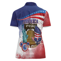 United States 4th Of July Women Polo Shirt 250th Anniversary Liberty Bell - Wonder Print Shop