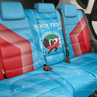 Custom Kuwait Cricket Back Car Seat Cover Go Champions Grunge Style - Wonder Print Shop