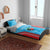 Custom Kuwait Cricket Bedding Set Go Champions Grunge Style - Wonder Print Shop