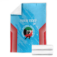 Custom Kuwait Cricket Blanket Go Champions Grunge Style