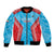 Custom Kuwait Cricket Bomber Jacket Go Champions Grunge Style - Wonder Print Shop