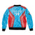 Custom Kuwait Cricket Bomber Jacket Go Champions Grunge Style - Wonder Print Shop