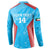 Custom Kuwait Cricket Button Sweatshirt Go Champions Grunge Style - Wonder Print Shop
