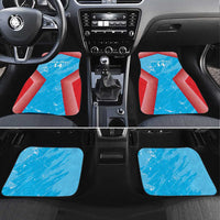 Custom Kuwait Cricket Car Mats Go Champions Grunge Style - Wonder Print Shop
