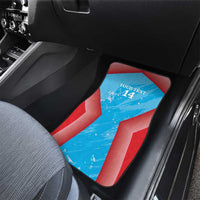 Custom Kuwait Cricket Car Mats Go Champions Grunge Style - Wonder Print Shop